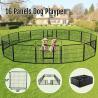 China Modular Outdoor Metal Dog Kennel Heavy Duty Large Exercise Pet Playpen factory