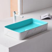 China Modern Countertop Sanitary Ware Basin Ceramic Bathroom Pedestal Sink factory