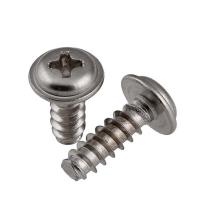 Quality M2.6 201 Stainless Steel Self Tapping Screws Rounded Head Blunt Lamps Use for sale