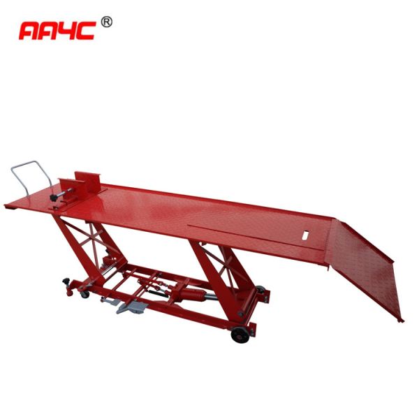 ATV Scissor Vehicle Lift Garage Equipment 1000 Lbs Motorcycle Workbench ...