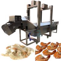 Quality Electric Stable Shrimp Tunnel Cooking Machine , Energy Saving Shrimp Processing Unit for sale