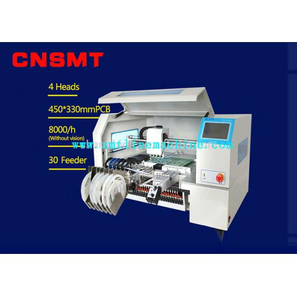 Quality 4 Heads Desktop SMT Pick And Place Machine CNSMT-T530P4 With Yamaha Pneumatic Feeder for sale