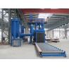 China Industrial Automatic Blasting Machine , Abrasive Blasting Equipment Roller Conveying Pass Through factory
