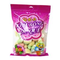 China Peg Bag Pack Marshmallow Candy Energy Snack Strawberry Shaped Fluffy Halal factory