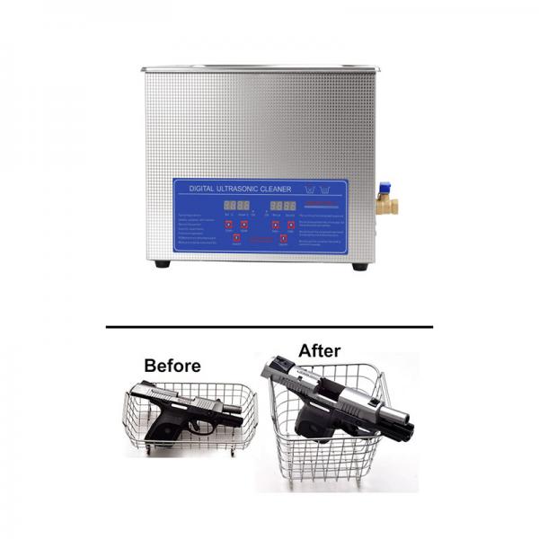 Quality Commercial 3.2L Pistol Ultrasonic Cleaner With 100W Ultrasonic Power for sale