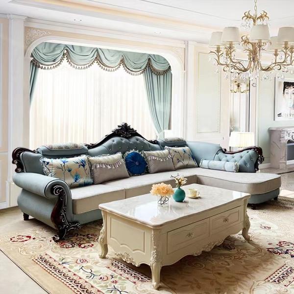 Quality Light Leather Hotel Room Sofa Combination Modern Living Room Sofa for sale