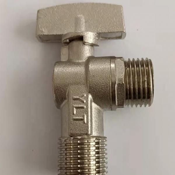 Quality 20MM~63MM Port Plumbing Brass Angle Ball Valve hydraulic Powered for sale