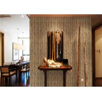 China Nature Bamboo 3d Home Wallpaper , Living Room 3d Effect Wallpaper For Walls factory
