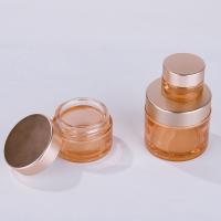 China Pink Eye Cream Spillproof Glass Cosmetic Jar 30g 50g 100g factory