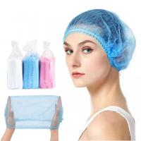 China Non Woven Medical Consumables Disposable Hair Cap Beauty Bouffant Caps factory