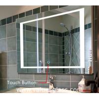 Quality LED Illuminated Bedroom Mirrors , Custom Size Bathroom Mirror With Lights for sale
