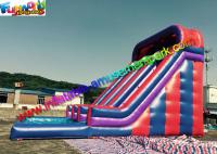 China Giant Outdoor Inflatable Water Slides Large With Splash Pool 10LX5.5Wx7H factory