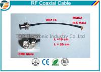 China High Performance Male Female Rf Coaxial Cable RG174 With MMCX Connector Series factory
