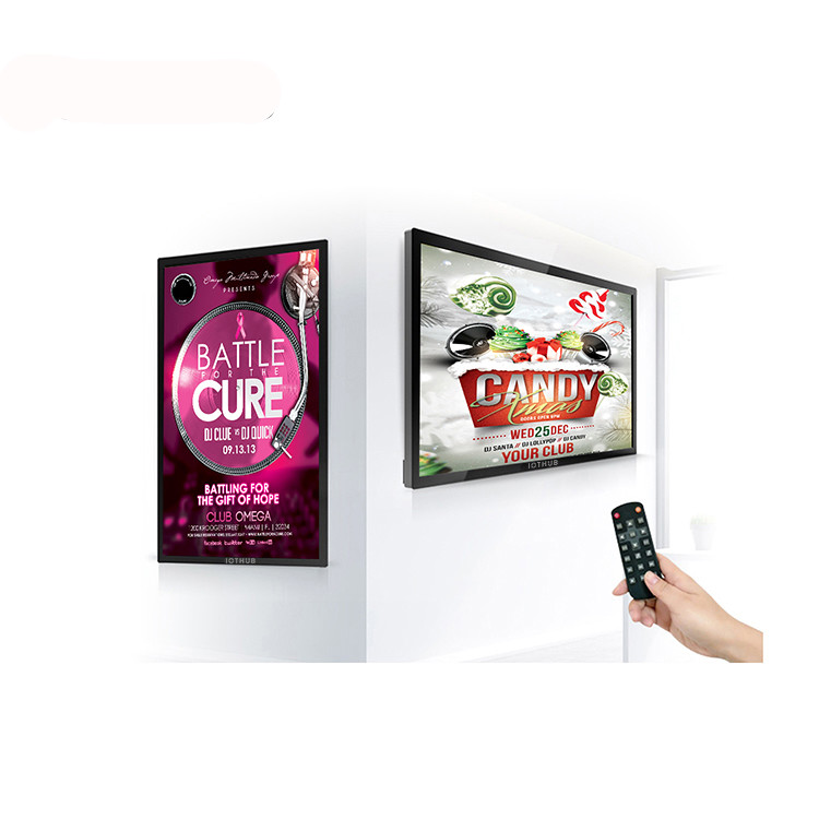 China Wall Mounted Android Wifi 55inch Digital Advertising Machine factory