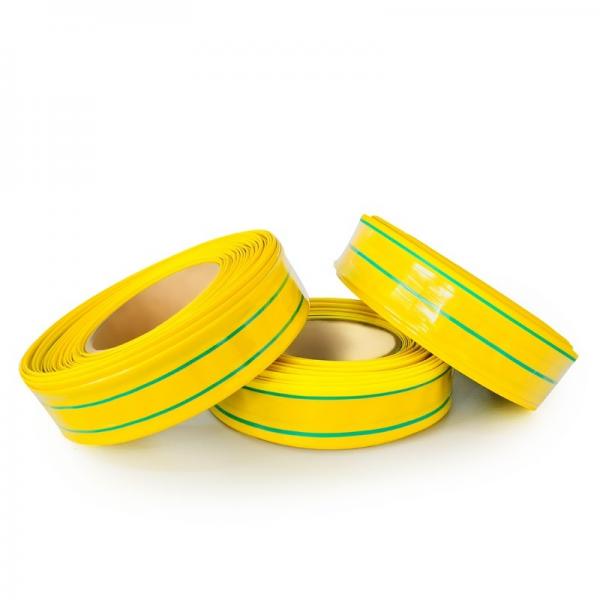 Quality Yellow Green Polyolefin Material Heat Shrinkable Tube For Cable Identification for sale