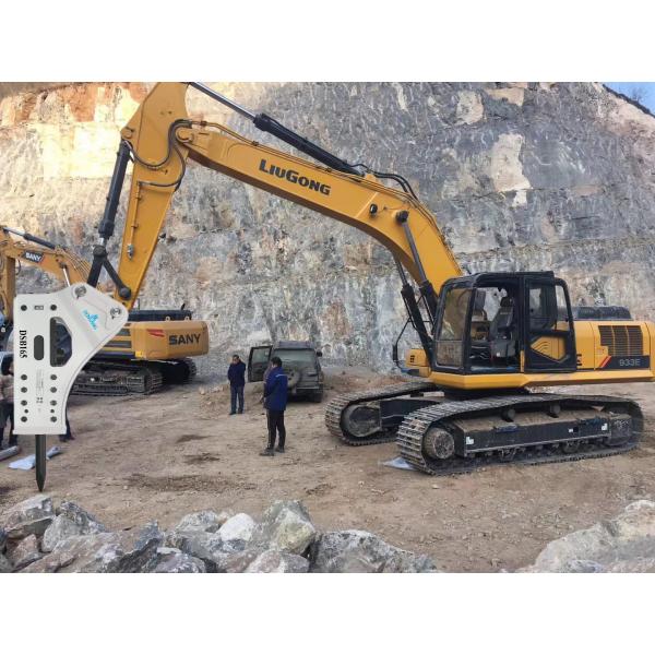 Quality Banana Type Excavator Hydraulic Rock Breaker With 75mm Chisel for sale