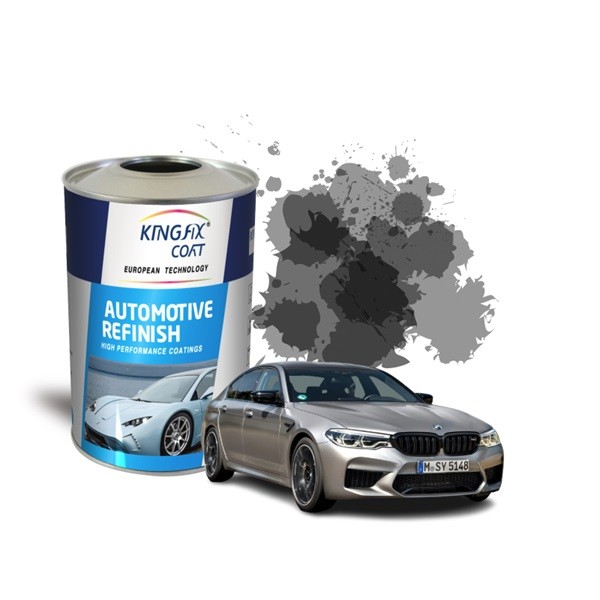 Quality Scratch Resistant Automotive Base Coat Paint 1K International Black Car Paint for sale