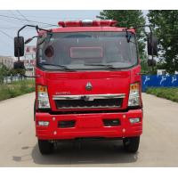 Quality 6 Wheeled 140HP Fire Department Rescue Trucks With 8000L Water Capacity for sale
