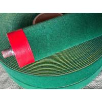 China Green Velvet With Adhesive Backing Rough Surface Rapier Loom Self-Adhesive Roller factory