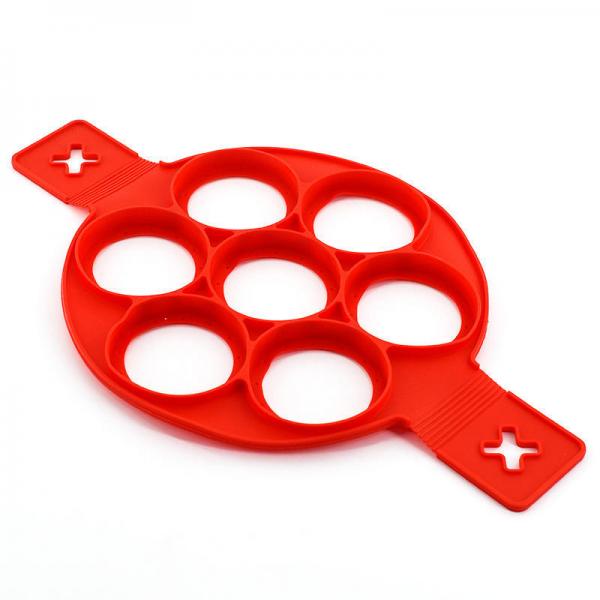 Quality Seven Hole 37*22*0.8cm Silicone Egg Mould Kitchen Tools Accessories for sale