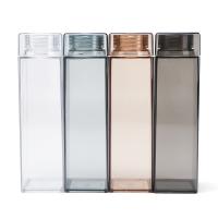 China 16 oz tumbler travel mug coffee Transparent Square Colorful Plastic Sport Water Bottle Outdoor factory