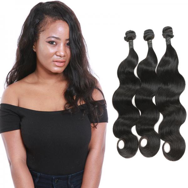 Quality Real Raw Body Wave Weave Hair / 3 Bundles Loose Body Wave Weave Human Hair for sale