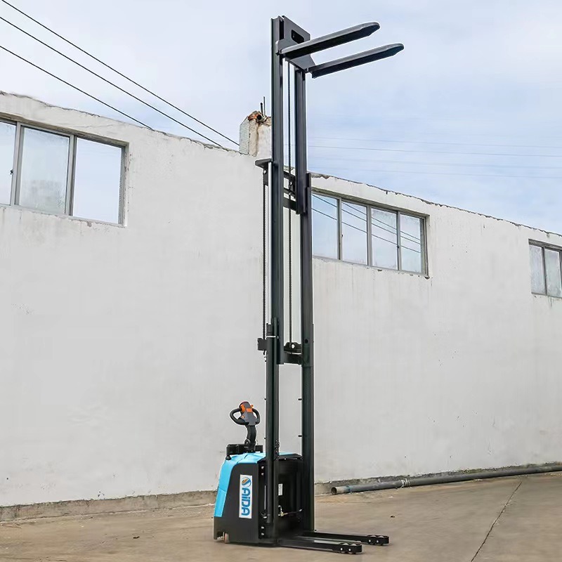 New 1.5 Ton Electric Stacker Forklift Power Pallet Stacker AC Motor Medium Electric Stacker CE/ISO Certificate SGS Tested