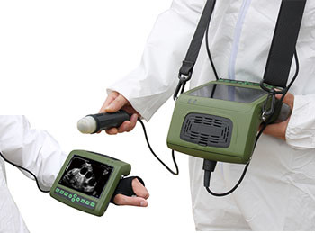 Quality Mobile Ultrasound Machine Veterinary Ultrasound Scanner Easy to See Backfat Max for sale
