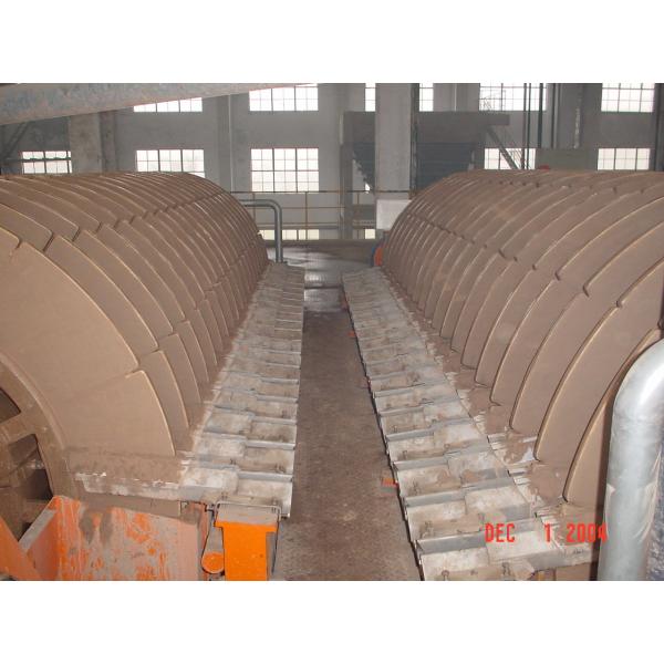 Quality 45㎡ Mining Dewatering Equipment , Ceramic Disc Filter PLC Program Control for sale