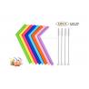 China Smoothie Reusable Silicone Drinking Straws Environmentally Friendly FDA Approval factory