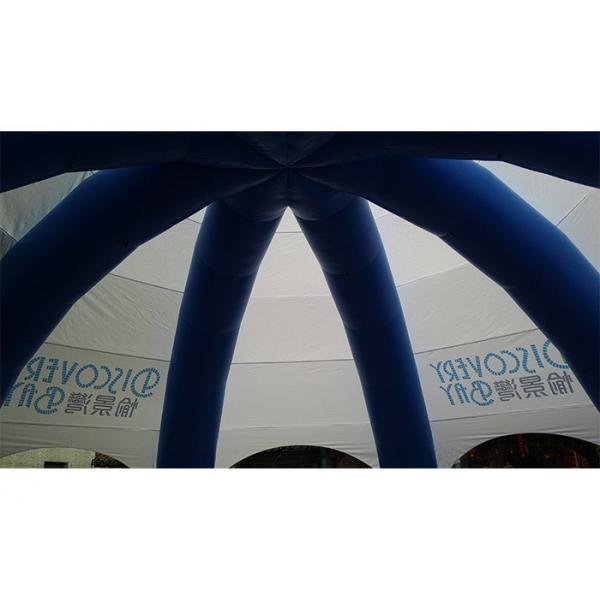Quality 8m Diameter Water Proof Giant Inflatable Dome Tent , Printed Logo Inflatable for sale