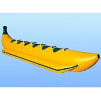 China Yellow Inflatable Boat Toys 6 Person Towable Banana Water Game Tube factory