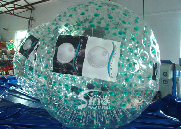 China Giant grass rolling inflatable human hamster ball for children and adults outdoor sport game factory
