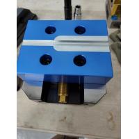 Quality Blue Aluminum Vise Jaws Manual Cnc Turning Fixtures For Light Cutting for sale