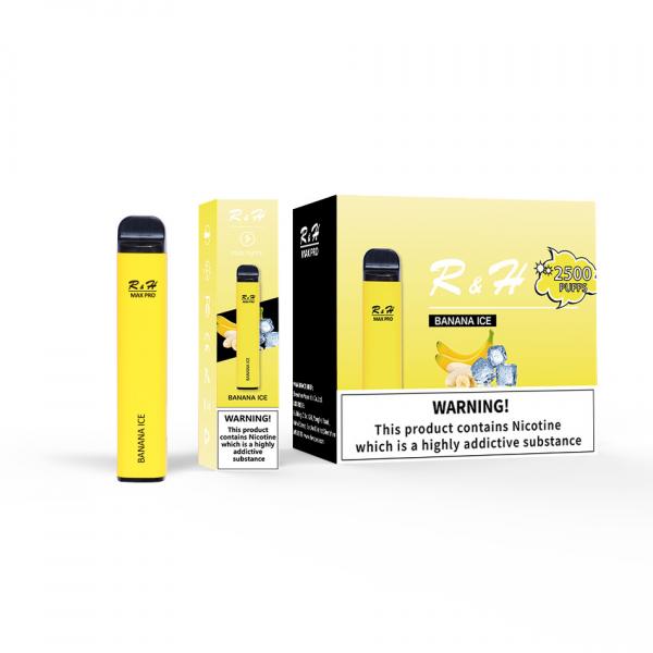 Quality Disposable Pod Vapes Max Pro 8ml 950mah 2500 Puffs 1.3ohm Mesh Coil Disposable Kit for sale