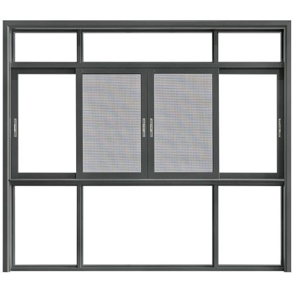 Quality 3-6m Aluminum Sliding Windows Profile Extrusion Powder Coating for sale