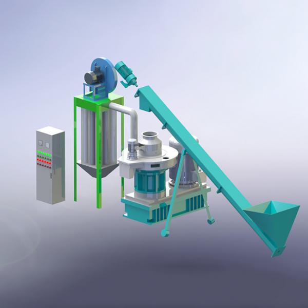 Quality 1000kg/H Complete Biomass Pellet Machine Wood Pellet Manufacturing Line for sale