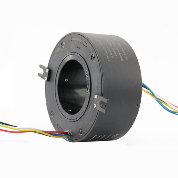 Quality 70mm Hore Size Design Through Bore Electrical Slip Ring 15A 38mm 6 Circuits for sale