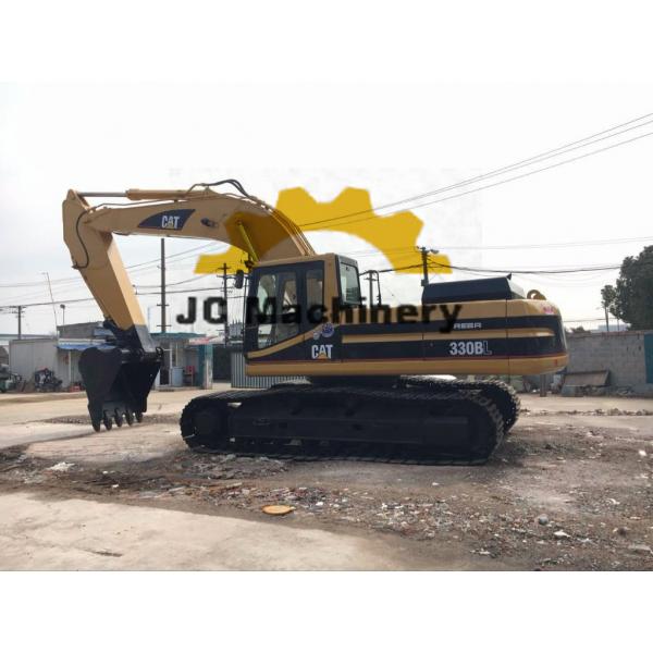Quality Heavy Duty 30T Used CAT Excavators 330BL With Breaker Line 4.6km/H Travel Speed for sale