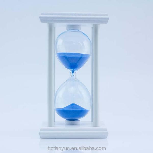 Quality Traditional Wooden Hourglass Sand Clock 30 Minutes Size Customized for sale