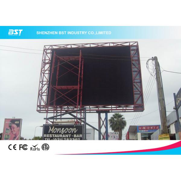 Quality P8 SMD3535 Iron/Aluminum Outdoor advertising LED Display screen with 64dots X for sale