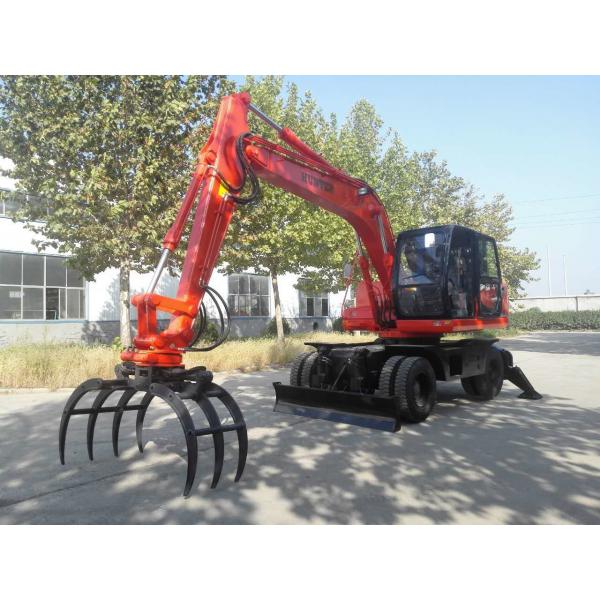 Quality 25MPa Rubber Tire Earth Excavation Machine for sale