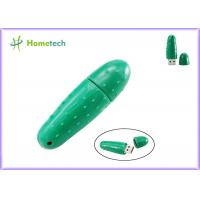 China Cucumber Shape USB 2.0 Memory Flash Drive 8GB Green color for sale