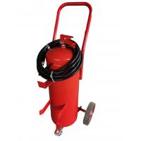 China 35kg Wheeled ABC Dry Powder Fire Extinguisher Red Cylinder Mexican Type factory