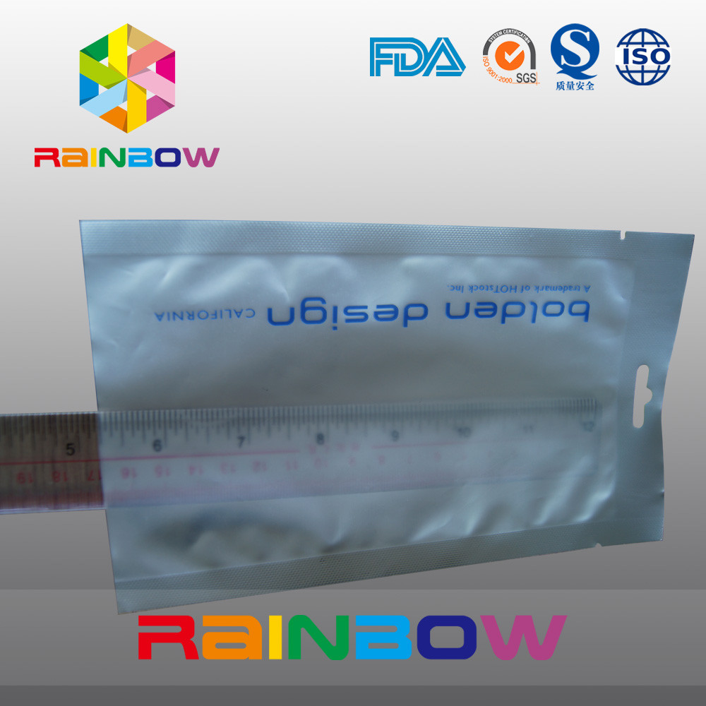 China White Color ESD Shielding Anti Static Zipper Bag With Hang Hole Use For Electron factory
