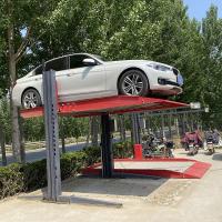 China Home Garage Auto Hydraulic Elevated Car Parking System 2 Post Energy Saving 2.2kW for sale