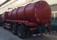 China Professional 16CBM LHD 336HP Vacuum Suction Sewer Pump Truck / Sludge Truck factory