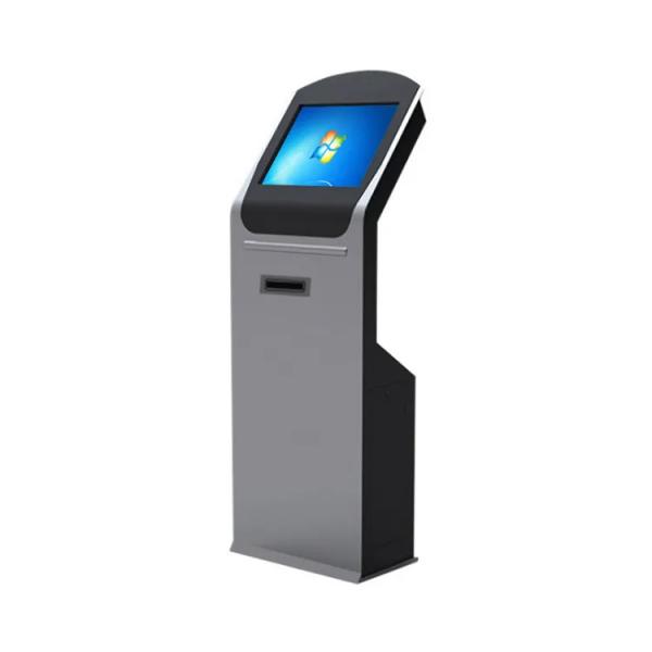 Quality Industrial Floor Standing Touch Screen Self Service Kiosk 19 Inch For Ticket Collecting for sale
