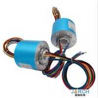 Quality ROHS 38mm Through Bore Slip Ring Fiber Optic Rotary Joint 250~500RPM for sale
