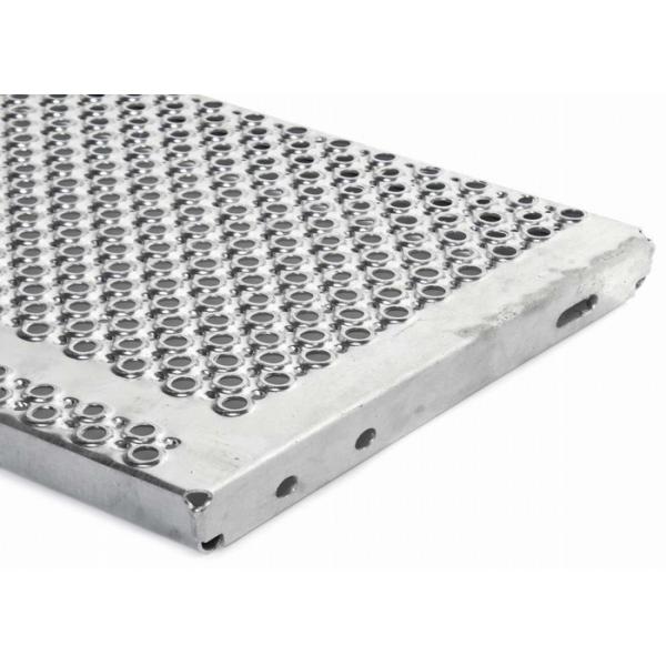 Quality Perforated Galvanized Steel Stair Treads 1.5 - 5mm Thickness Anti Slip Surface for sale